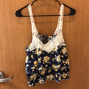 Floral crop top